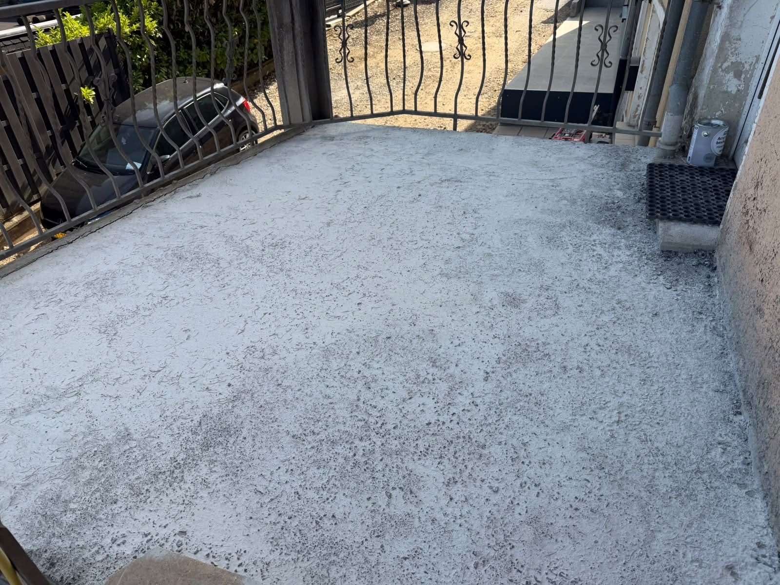 Après traitement de toiture